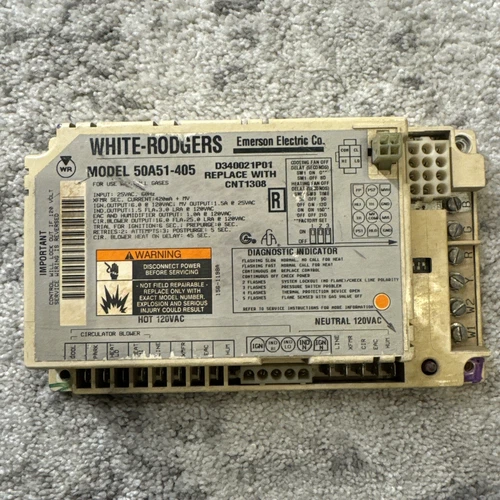 50A51-405 White-Rodgers Furnace Control Board