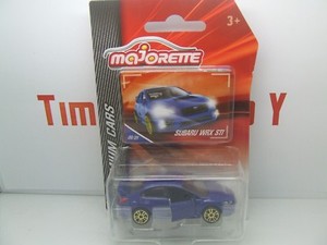 MAJORETTE SUBARU WRX STI BLUE GOLD PREMIUM CARS MINT IN BOX PACK Y | eBay