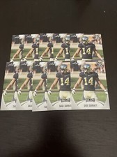 Lot Of 10 2021 LEAF DRAFT FOOTBALL Sage Surratt ROOKIE CARD RC