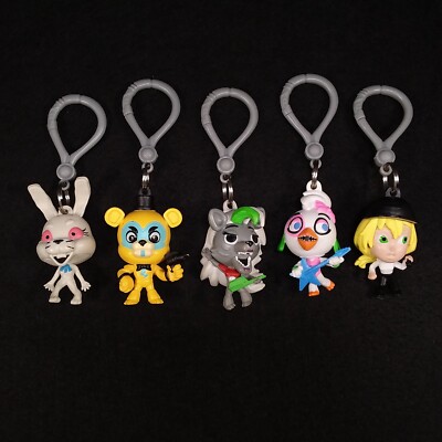 Five Nights At Freddy's FNAF - Security Breach - Backpack Hanger Clips - Lot