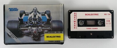 Scalextric Turbo Games - Cbm 64-128 - Videogame - Working - Vintage