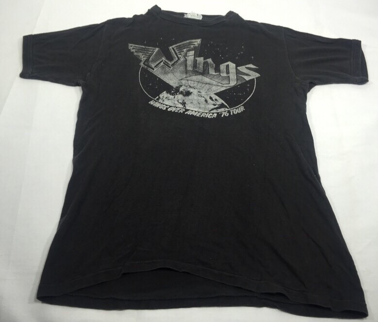 Vintage 1976 Wings Over America '76 Tour Shirt Rare Paul Vintage 1976 Wings Over America '76 Tour Shirt Rare Paul