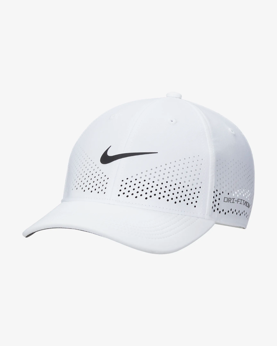 New Nike Dry Fit ADV Club White Adjustable Snapback Hat/Cap M/L | eBay
