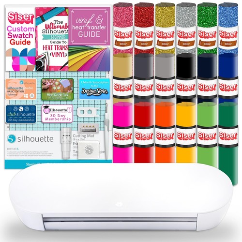 Silhouette Portrait 4 w/ Siser Heat Transfer Vinyl, Tools, and More