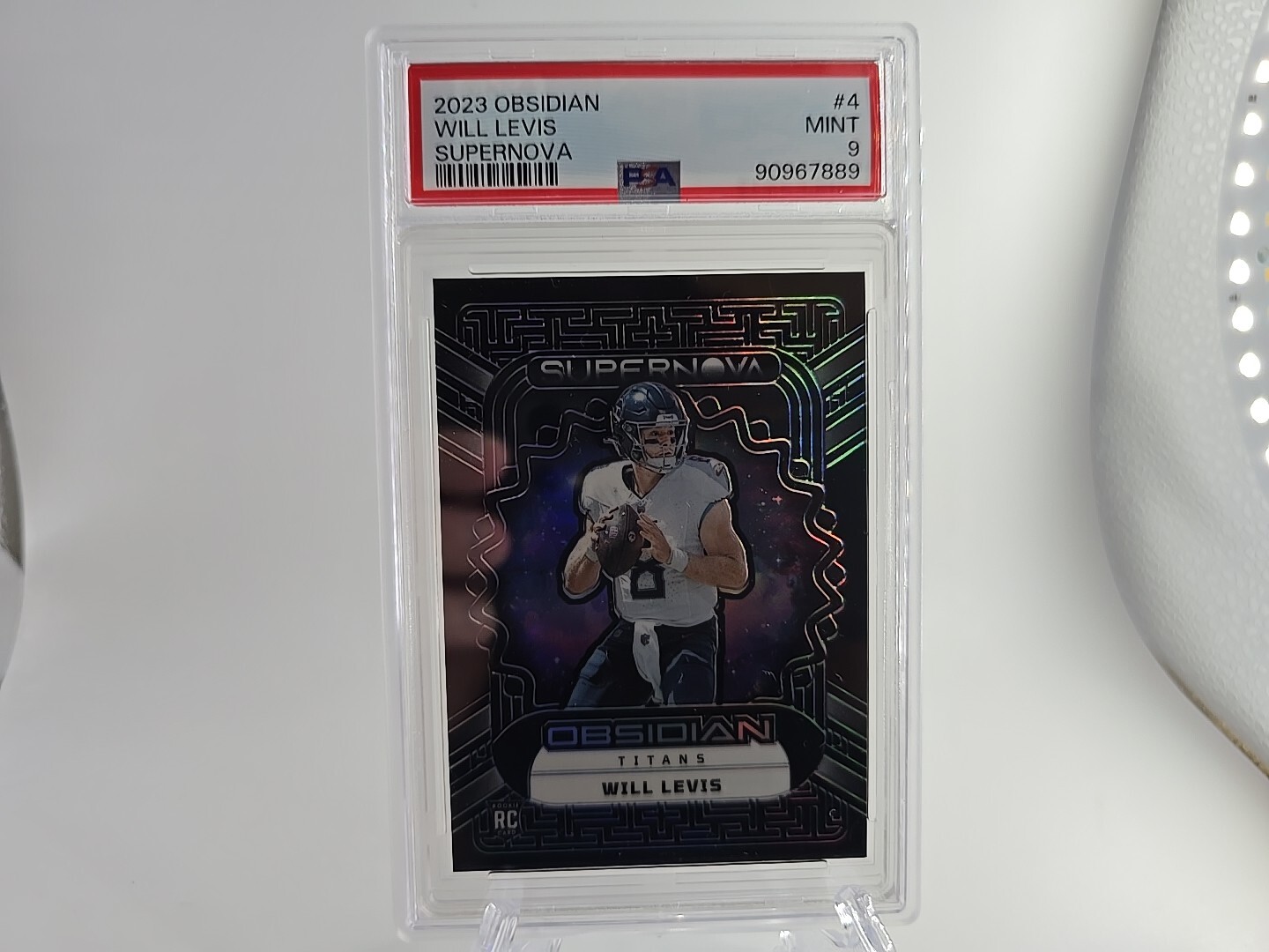 2023 Panini Obsidian - Supernova #4 Will Levis 113/135 (RC) PSA 9 Mint Titans