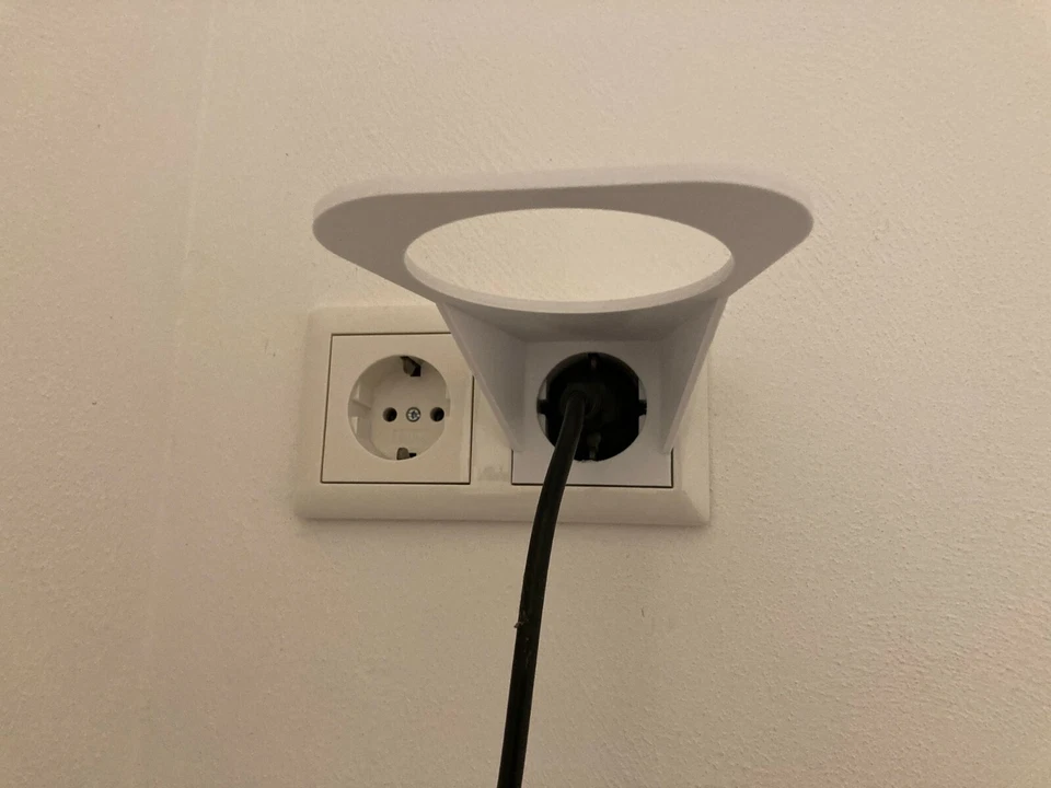 Passend GIRA Merten Fönhalter Wandhalterung Fön Steckdose ohne Bohren Wandhalter - Bild 4 von 4