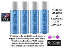 4-ANDIS CLIPPER COOL CARE PLUS Cooling/Cleaning/Lube SPRAY BLADES LAST LONGER