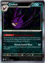 Crobat 051/086 Chaos Rising Holo Rare