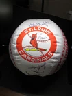 Vintage St. Louis Cardinals Inflatable Baseball – Team Autographs