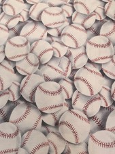 Timeless Treasure Vintage C2159 Quilting cotton baseball ball 2.5 yard Fabric