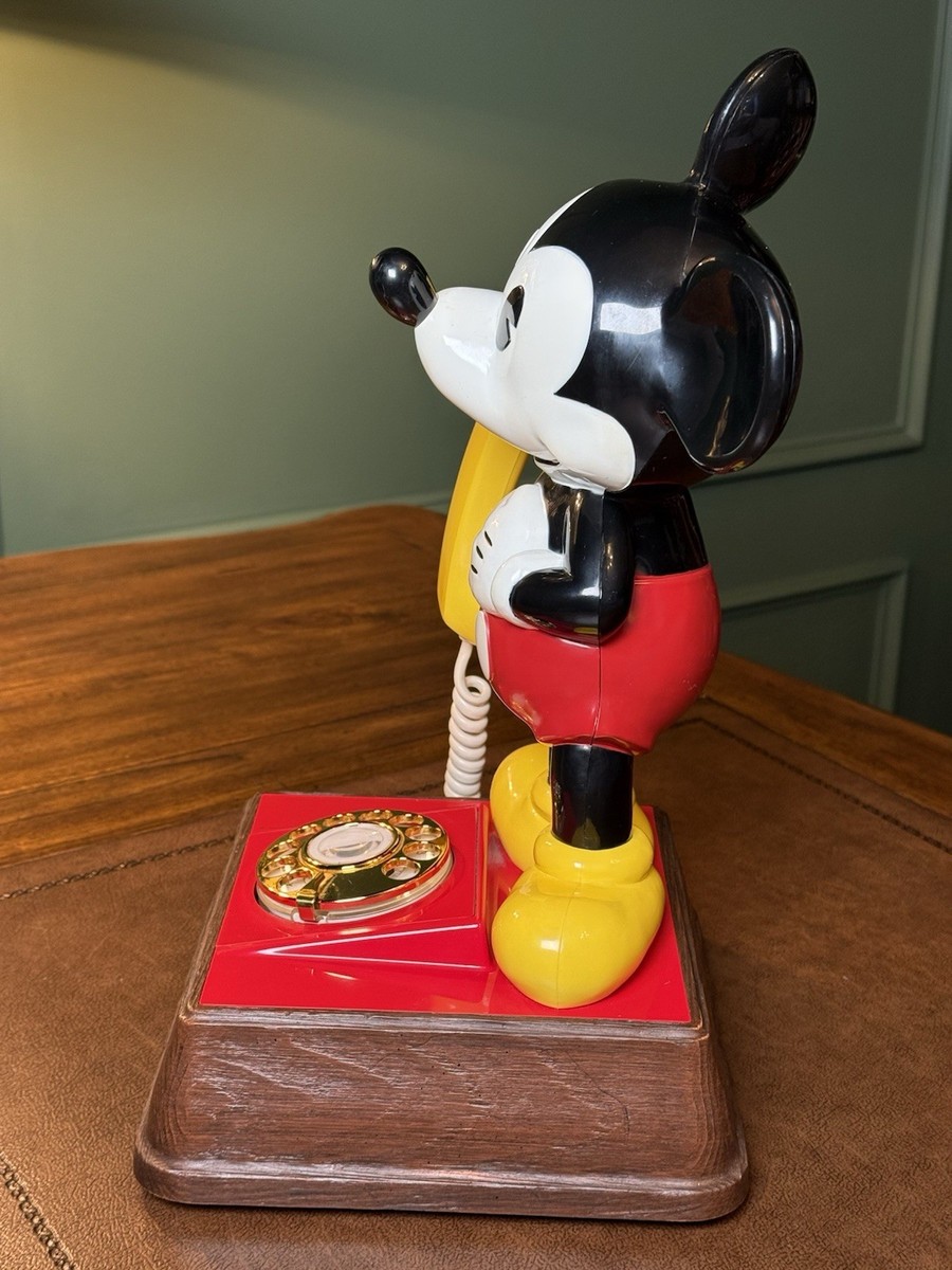 Vtg The Mickey Mouse Phone Rotary Telephone Disney 1976 15