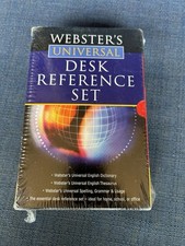 Webster's Universal Desk Reference Dictionary Thesaurus Spell  Gram sealed 28 