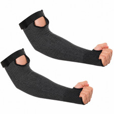 Hftjtsa Cut Resistant Arm Sleeves Protective for One Size, Black