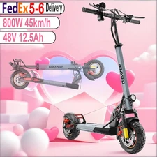 800W Electric Scooter Adults 30 mph Speed 45km Range US Warehouse Fast Delivery