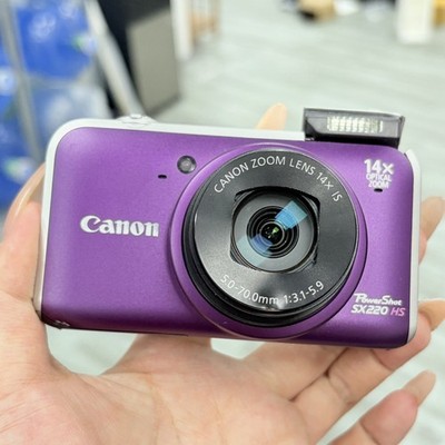 Canon Powershot SX220 HS 12.0MP 14x Zoom Compact Digital Camera English