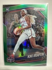 2025 WNBA Prizm Kiki Iriafen Green Prizm #72 RC Washington Mystics