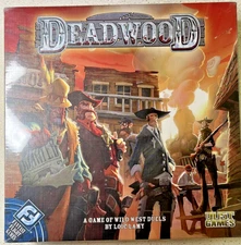 Deadwood (Board Game, 2011) Fantasy Flight Dust Games Wild West Duel New