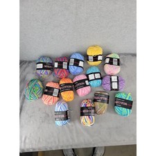 15 Skeins Milk Cotton Yarn 100 Soft Acrylic Multi Color Knitting Craft