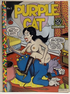 Purple Cat, 1st print 1973 Adam's Apple; Lynch, Williamson, Clyne; FN+