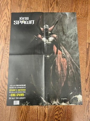King Spawn Promo Poster 24x18 Todd McFarlane Image Comics Spawn Universe 2021