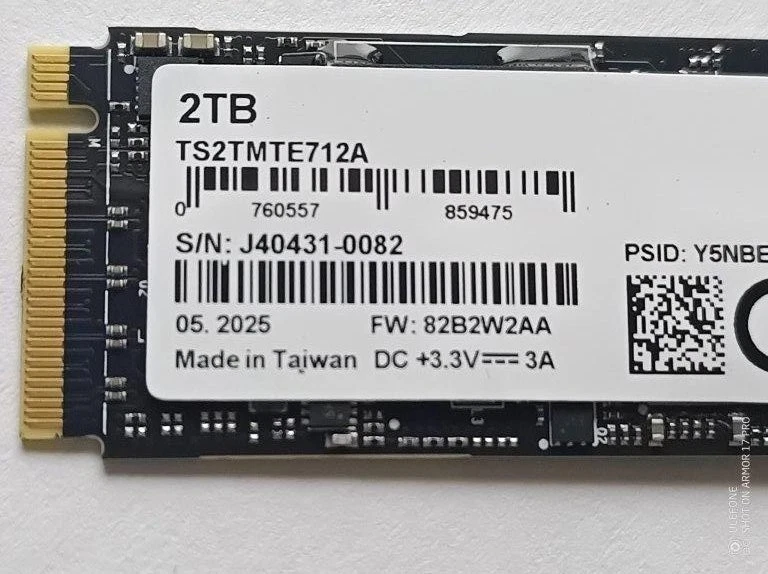 2TB Transcend MTE712A PCIe NVMe 4.0 x4 Industrial - 4 000TBW  Enterprise - Bild 4 von 4