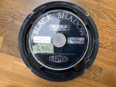 Mesa Boogie Celestion Black Shadow MC90  Speaker 8 Ohms  90 Watts  12'' UK made!