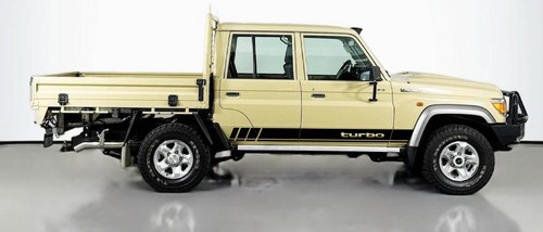 Side Stripe Decals Toyota Landcruiser Both Sides 70 79 Series Stickers 22 - Picture 4 of 7