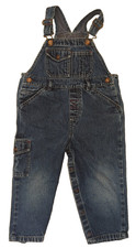 Vintage 90s Y2K GAP Baby 2T/2XL Denim Overalls Snap Buttons 100 Cotton Cargo