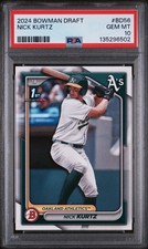 2024 Bowman Draft Nick Kurtz 1st Bowman (RC) #BD56 Athletics PSA 10🔥🌶️