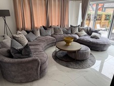 Palm Sofology Large Modular Curved Corner Sofa