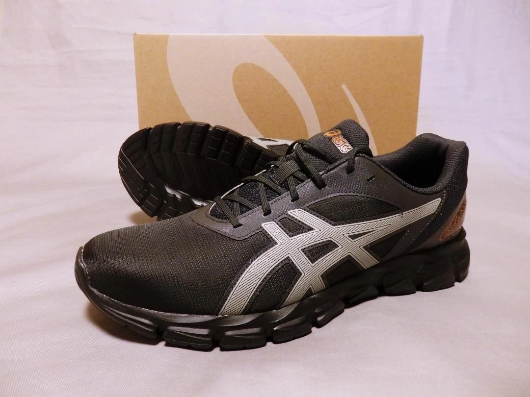 Sneakers ASICS Gel Quantum Lyte II uomo nero arancione US12 mai usate