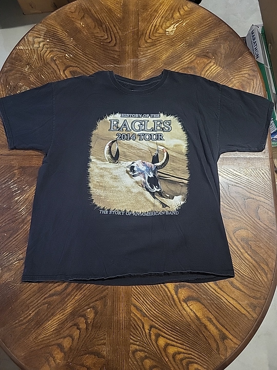 History Of The Eagles 2014 Tour Concert T Shirt Black Size 2XL