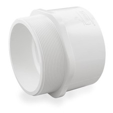 6" PVC Sch. 40 MIP x Socket Adapter