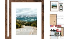 10x14 Picture Frame Deep Brown for 30 x 40cm Diamond Art Painting, 10x14 inch 2