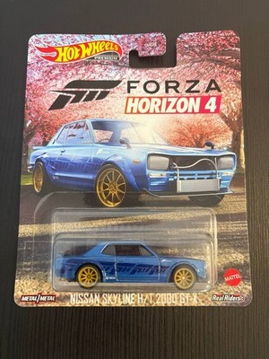 Hot Wheels Nissan Skyline 2000 GT-R 1:64 Forza Horizon 4 Premium Real Riders