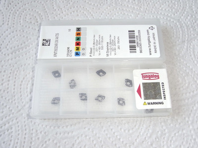 10 Tungaloy XPMT050204R-DW AH725 Wendeplatten zum Bohren P + M mit Rechnung