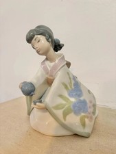 Vintage Nao by Lladro Japanese Geisha Girl Oriental Tea Ceremony #1272