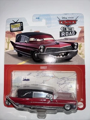 NEW for 2023 Disney Pixar Cars “On The Road” RANDY CADILLAC HEARSE - Image 1 of 4