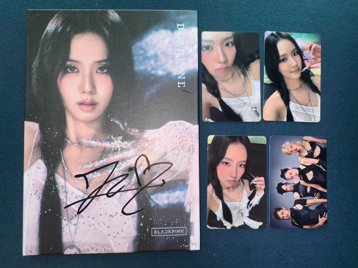 BLACKPINK OFFICIAL AUTOGRAPH SIGNED DEADLINE ALBUM JISOO JENNIE