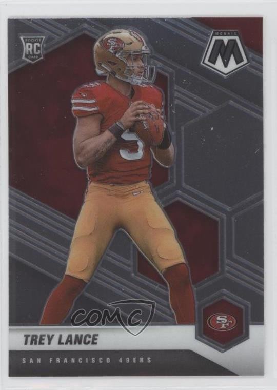 2021 Panini Mosaic Rookies Trey Lance #303 17ht
