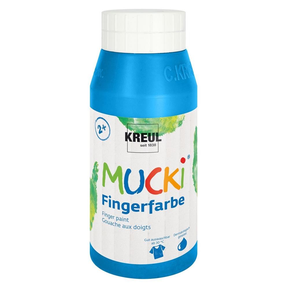 Kreul Mucki 23208 - Fingerfarbe Blau 750 мл при температуре 30C для домашнего приготовления NEU 3290₽