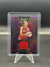 2025 Select Selective Swatches A'ja Wilson Purple Patch 12/49 #SW-AW