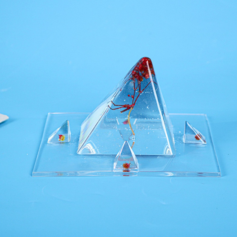 Silicone Pyramid Molds for Resin Casting DIY Crafts