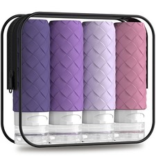 Travel Bottles for Toiletries, TSA Approved Silicone Travel Size Containers f...