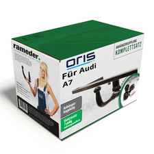 Oris Anhängerkupplung abnehmbar & 7poliger TowTec E-Satz für Audi A7 18- Neuware