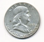 1953 P FRANKLIN SILVER HALF DOLLAR