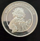 RAGGEDY ANN SILVER ROUND VINTAGE 1988
