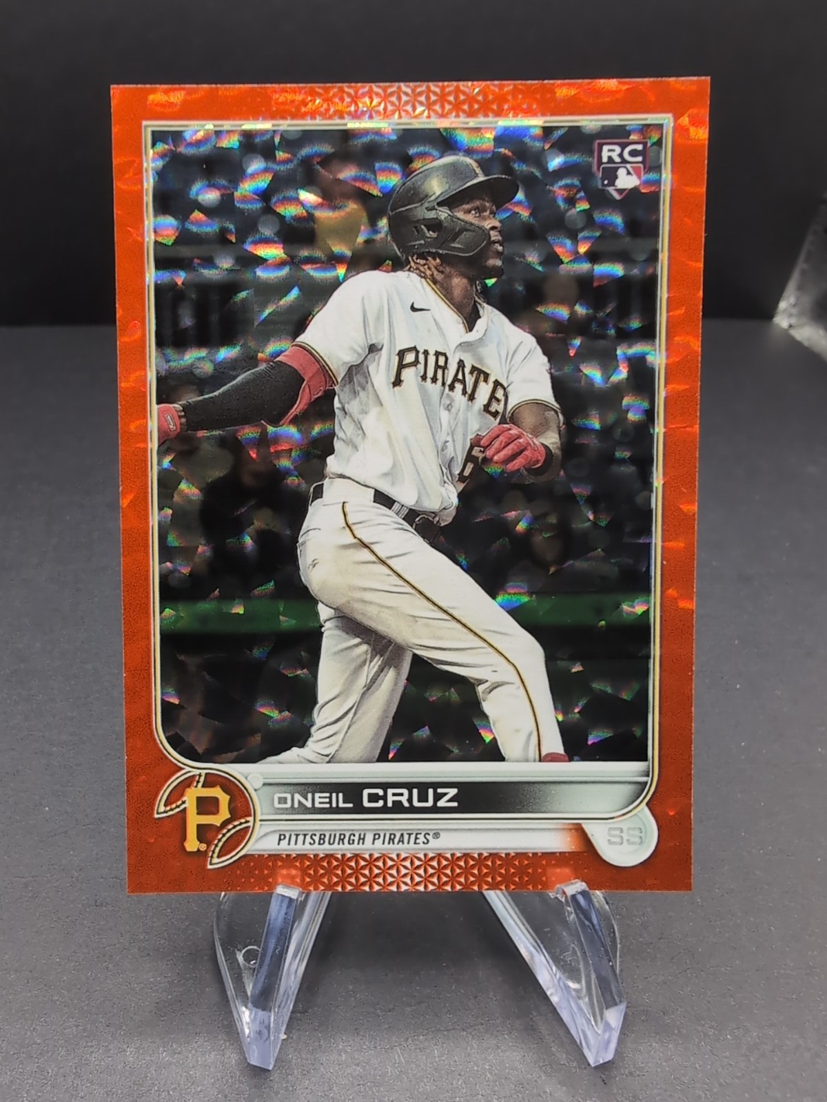 2022 Topps Series 2 - Oneil Cruz #537 Orange Foilboard 56/299 (RC)