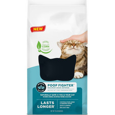 Maximum Odor Defense Cat Litter - Quick Clumping, Flushable, Dust-Free, 15lb