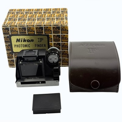 Nikon F Photomic Finder Metered Prism Viewfinder w/ Original Case & Box Japan 